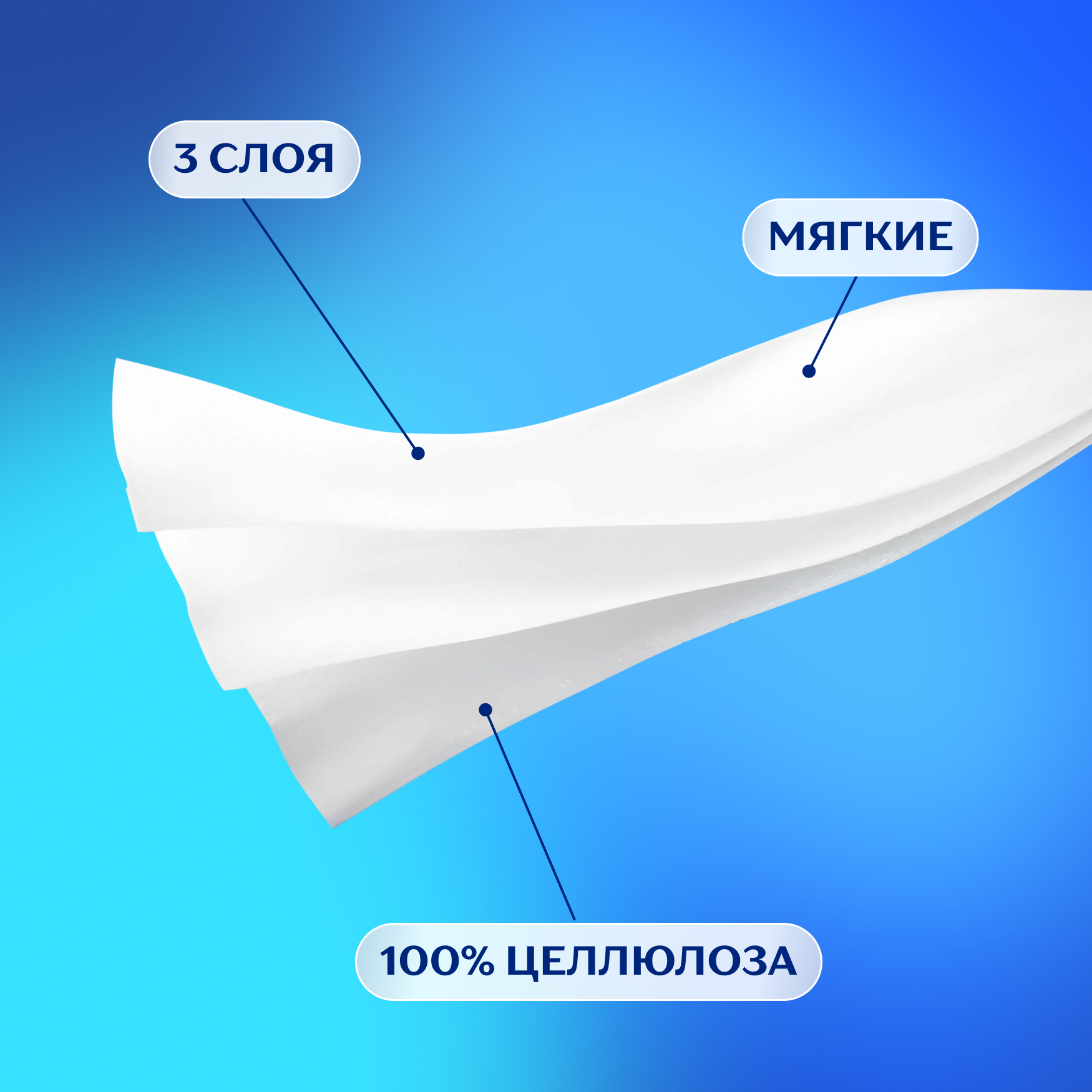 Платочки бумажные носовые Zemma Deluxe Design, 3 слоя, 10 шт.Х 10 - фото №3