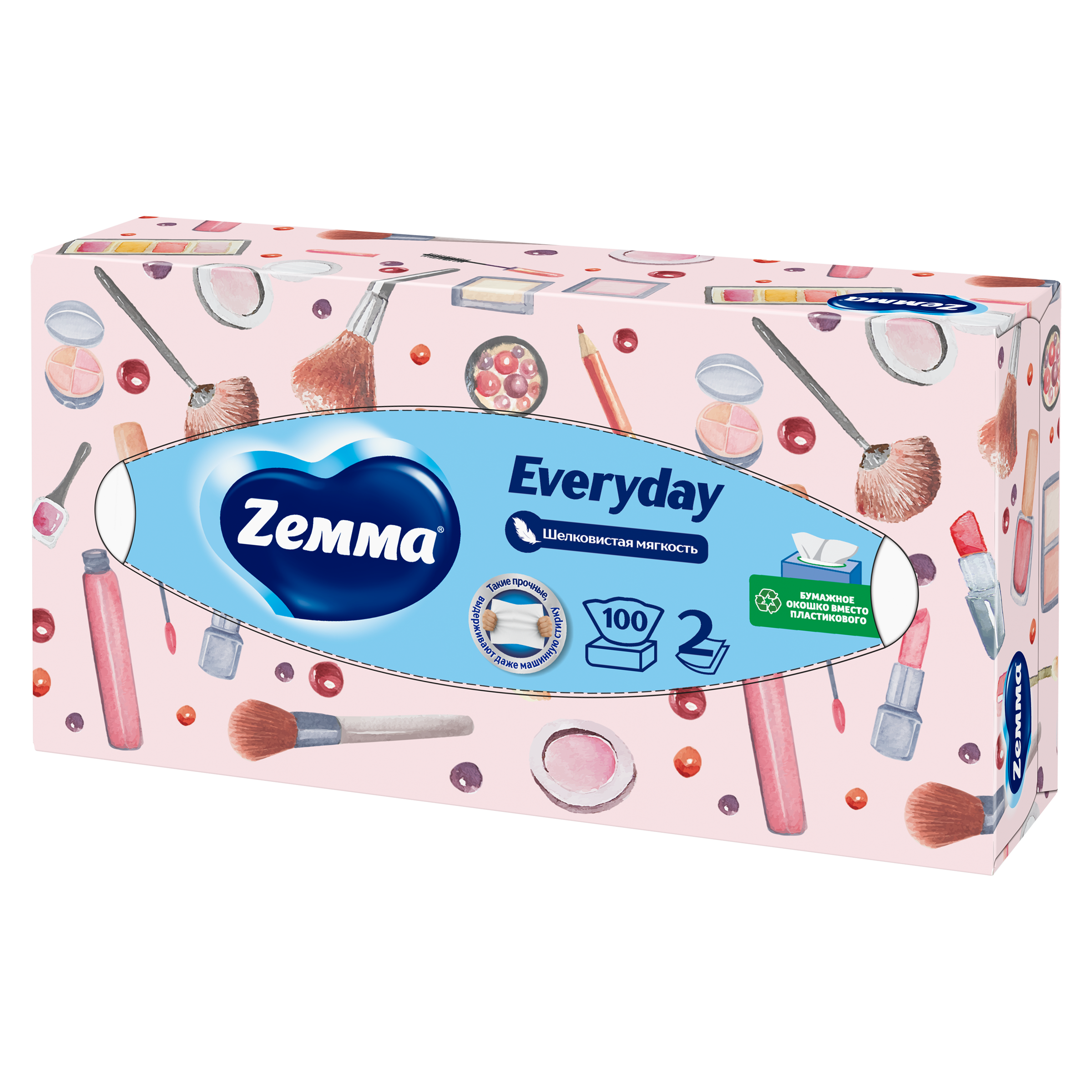 Салфетки бумажные Zemma Everyday, 2 слоя