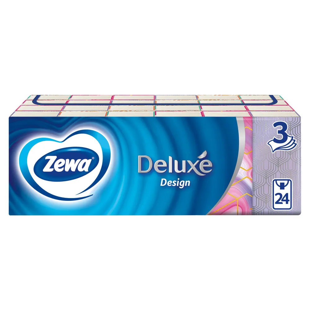 Zewa Deluxe Design, 3 слоя, 10ш х24 - фото №2
