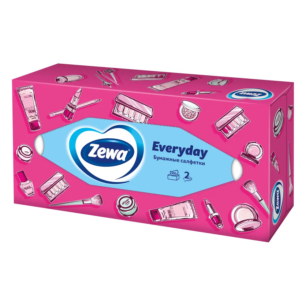 Салфетки бумажные Zemma Everyday, 2 слоя, 100 шт - фото №2