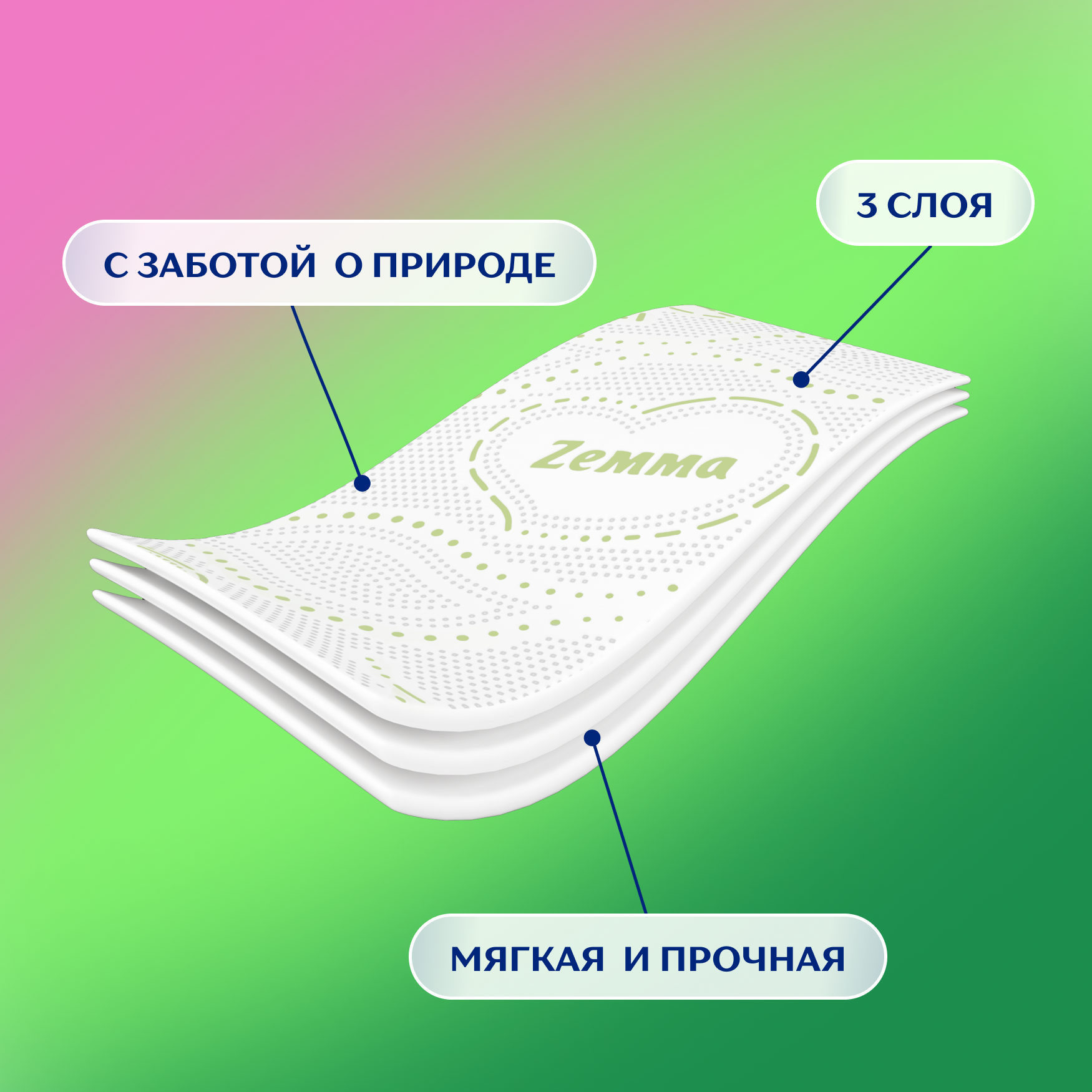 Туалетная Бумага Zemma Natural Comfort Aroma, 3 слоя, 12 рул. - фото №3